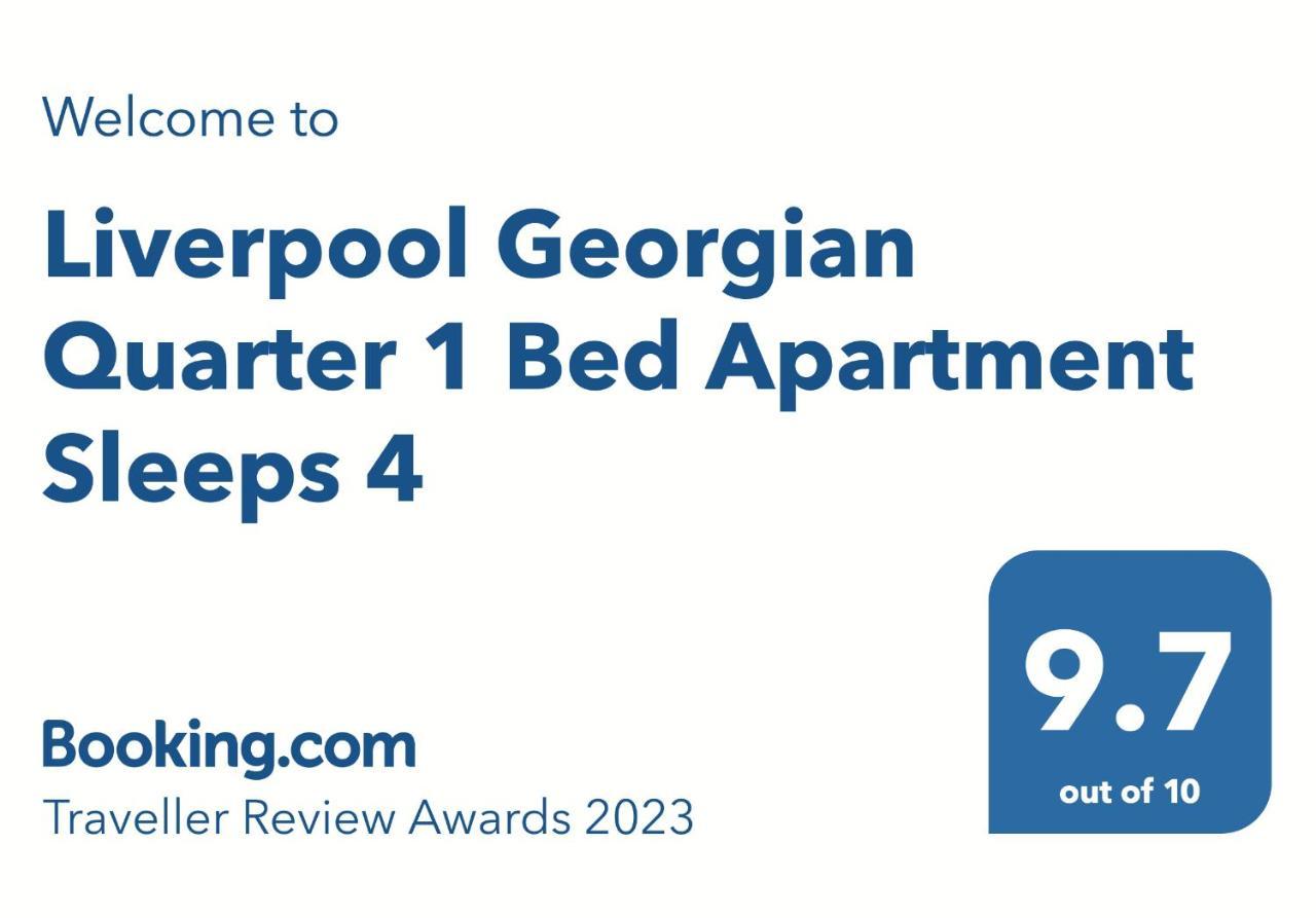 Liverpool Georgian Quarter 1 Bed Apartment Sleeps 4 Zewnętrze zdjęcie